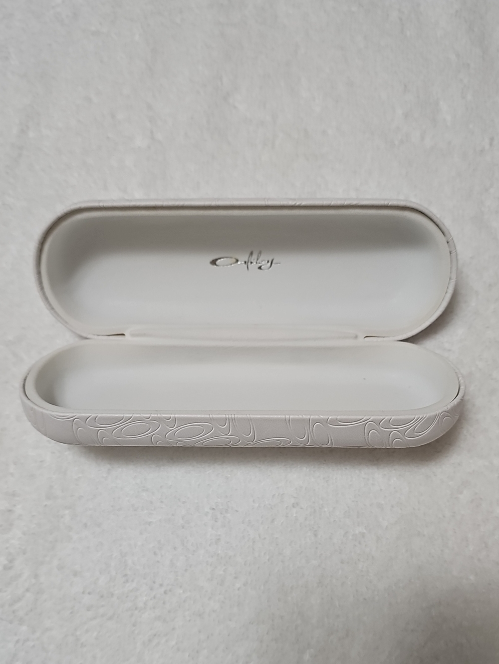 Oakley White Embossed Protective Eyewear Case